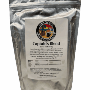 Package of Captain's Blend pipe tobacco with detailed product description.